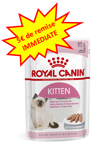 -5€ sur le Royal Chat Wet Kitten en mousse en 12x85g Dog A'chat